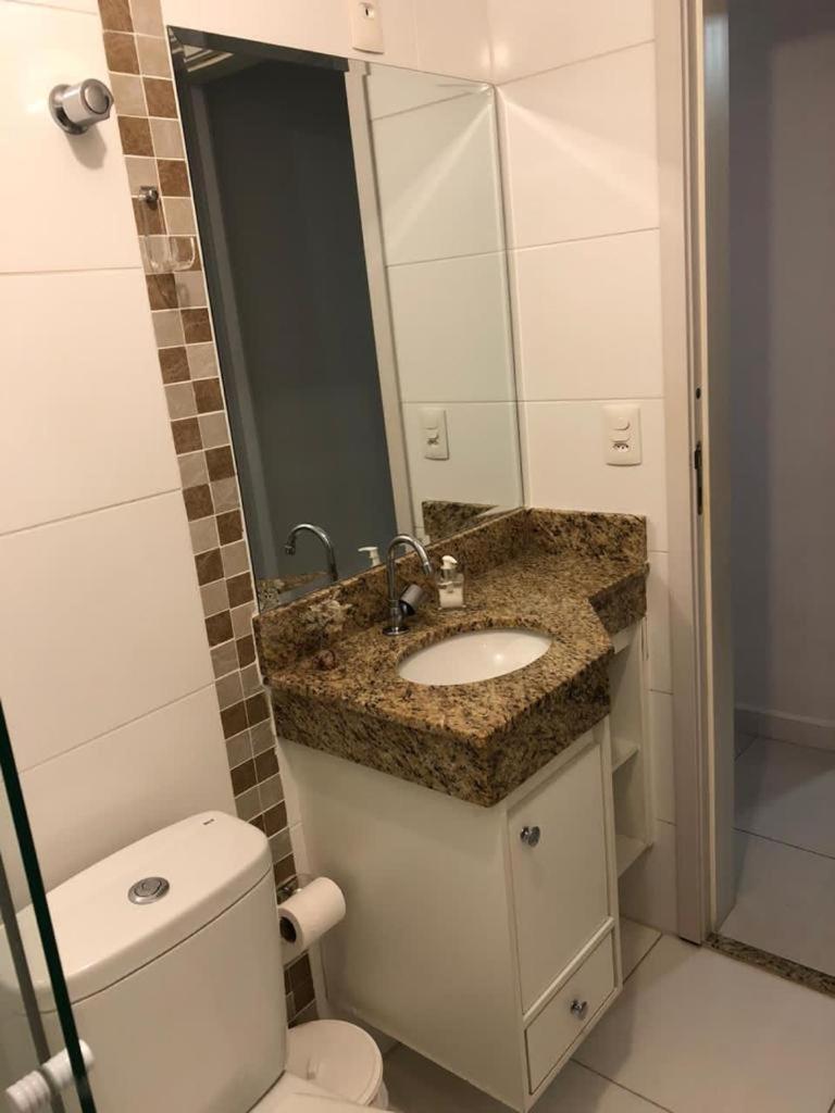 Apto Com Sacada Gourmet Vista Mar Praia Grande  Bagian luar foto